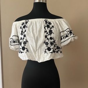 Off the shoulder date night top